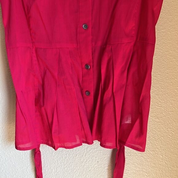 Theory sleeveless top tie waist M - Picture 7 of 12